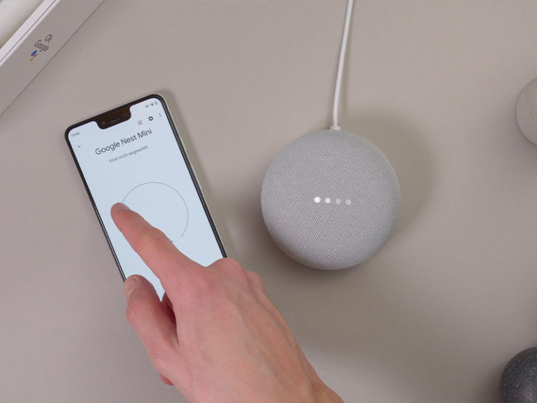 google nest mini med mobil